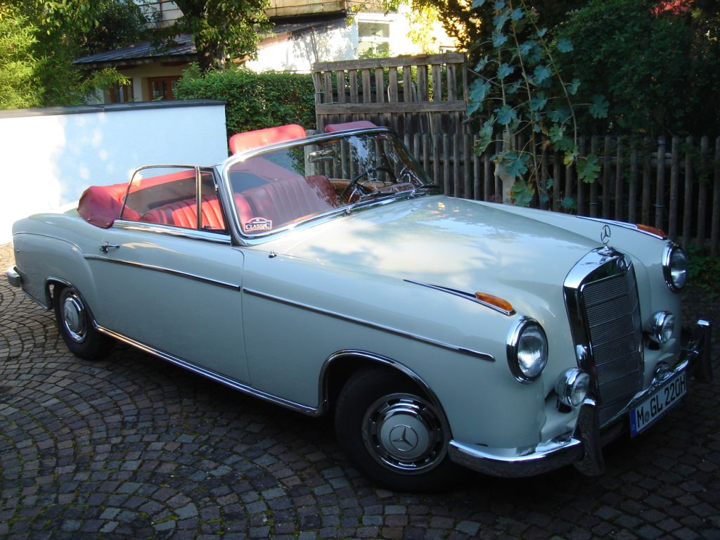 Mercedes 220se ponton cabrio #3