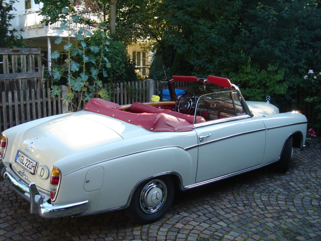 Mercedes 220se ponton cabrio #5